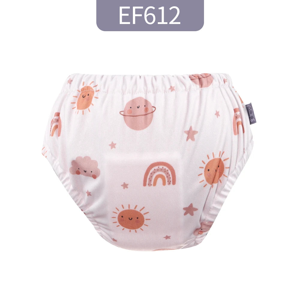 Elinfant 1 Pcs Baby Training Pants Waterproof PUL Suede Cloth Inner Farbic Fashion Prints Washable Reusable Baby Diaper