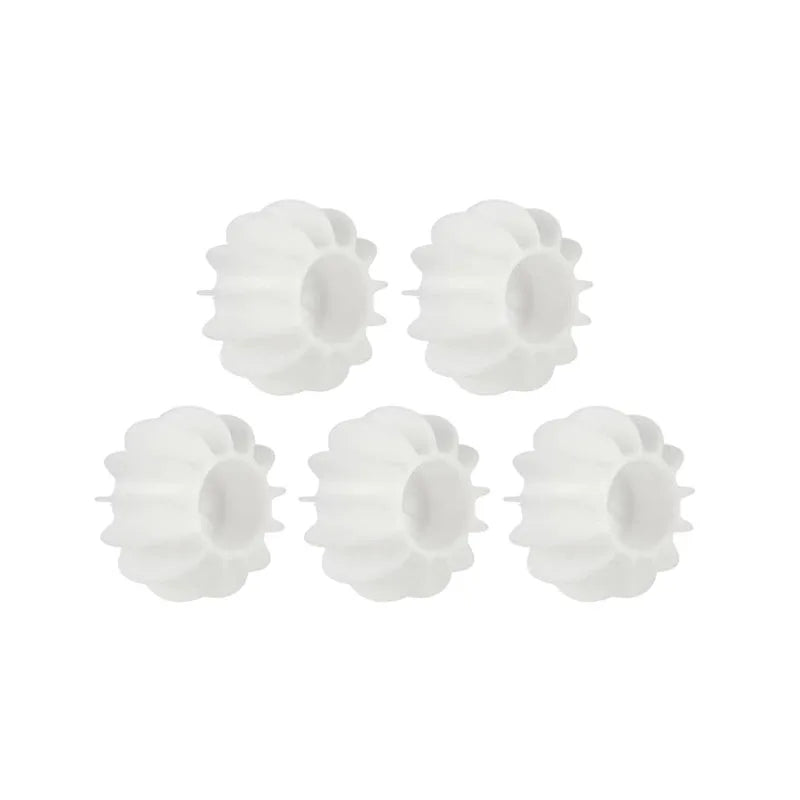 5pcs Reusable Laundry Ball White Gray Pet Hair Collector Washing Machine Laundry Lint Catcher Removes Lint From Clothes