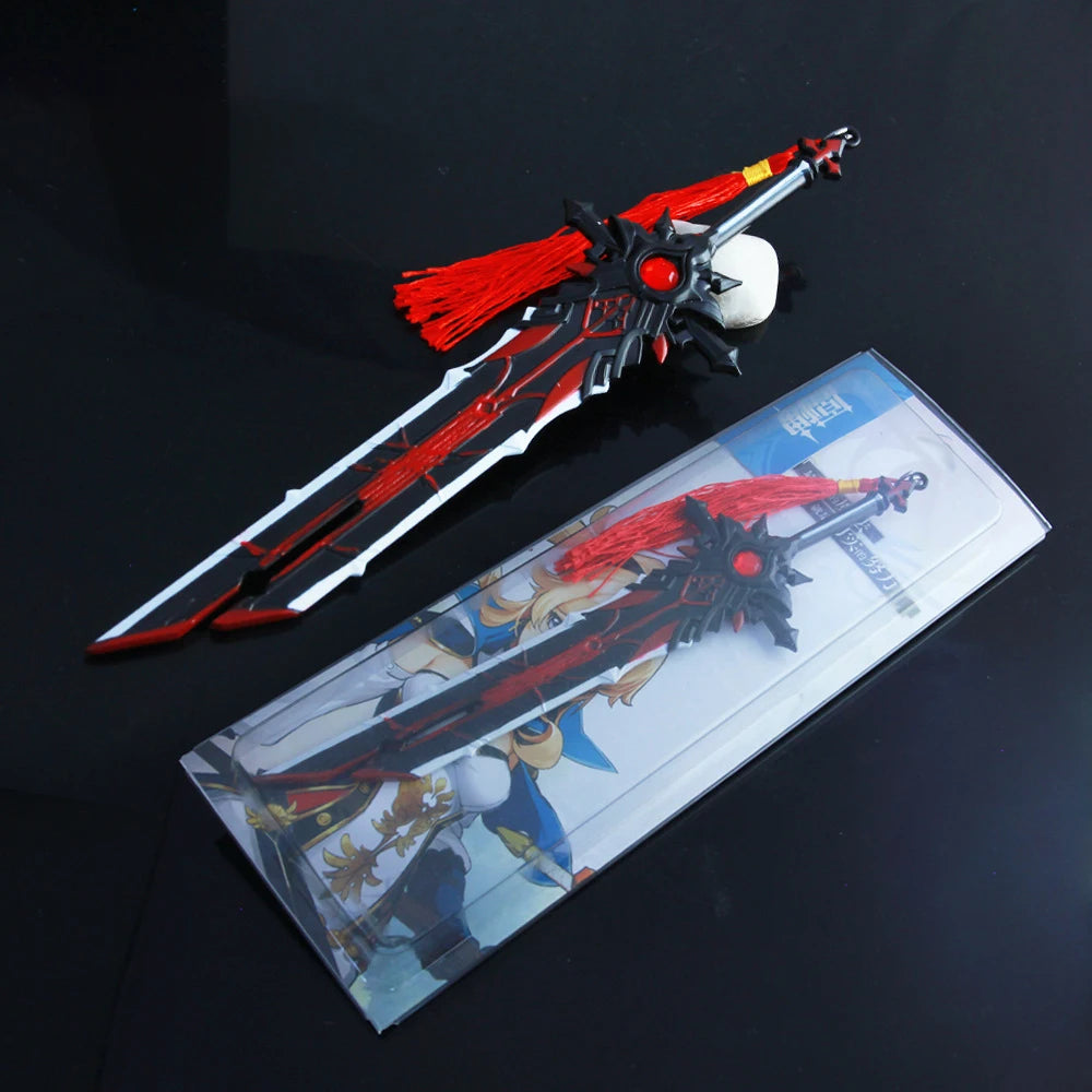 Genshin Impact Weapon Models - 22cm (8.66 Inches) Zinc Alloy, Rustproof, Dull Blade, Perfect for Fans, Collectors, and Gifts