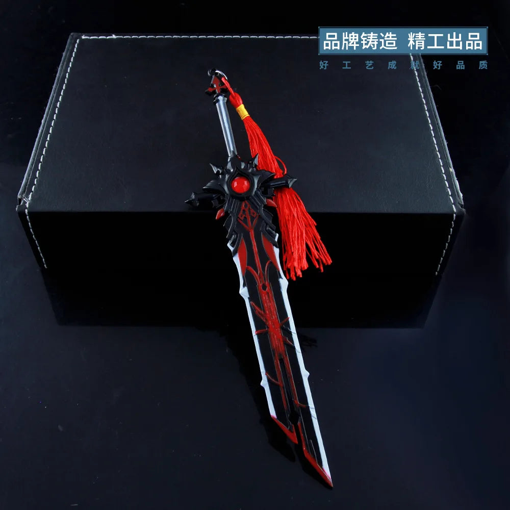 Genshin Impact Weapon Models - 22cm (8.66 Inches) Zinc Alloy, Rustproof, Dull Blade, Perfect for Fans, Collectors, and Gifts