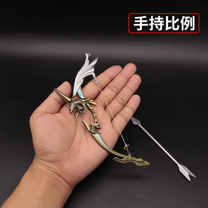 Genshin Impact Weapon Models - 22cm (8.66 Inches) Zinc Alloy, Rustproof, Dull Blade, Perfect for Fans, Collectors, and Gifts