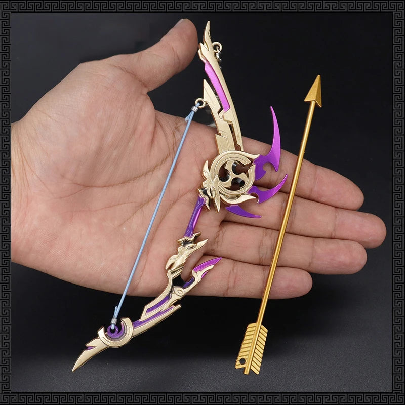 Genshin Impact Weapon Models - 22cm (8.66 Inches) Zinc Alloy, Rustproof, Dull Blade, Perfect for Fans, Collectors, and Gifts