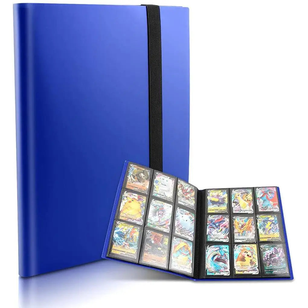 Trading Card Collector Holder 9-Pocket 360 Cards Binder Portable Storage Case Suitable for Pokemon Cards Baseball Football Cards